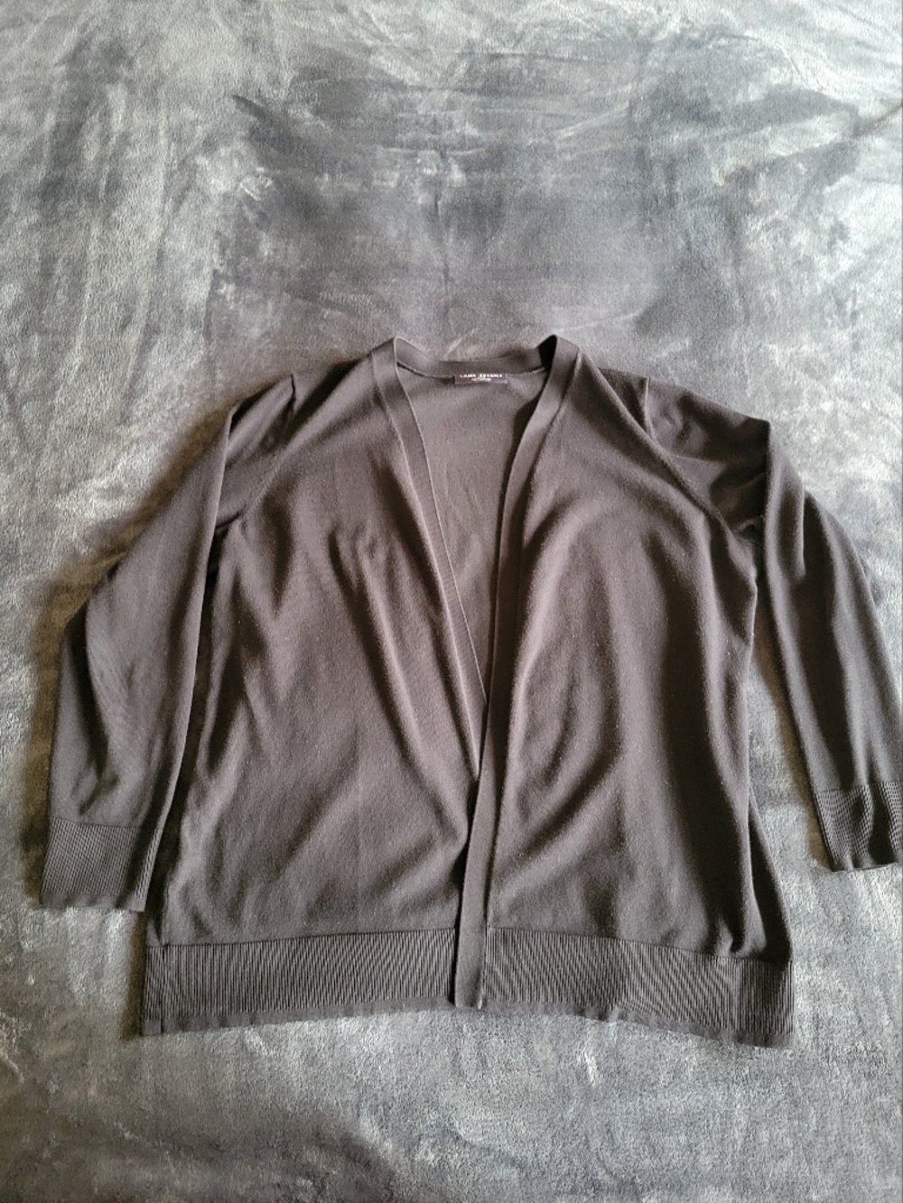 Lane Bryant Black Open Front Cardigan